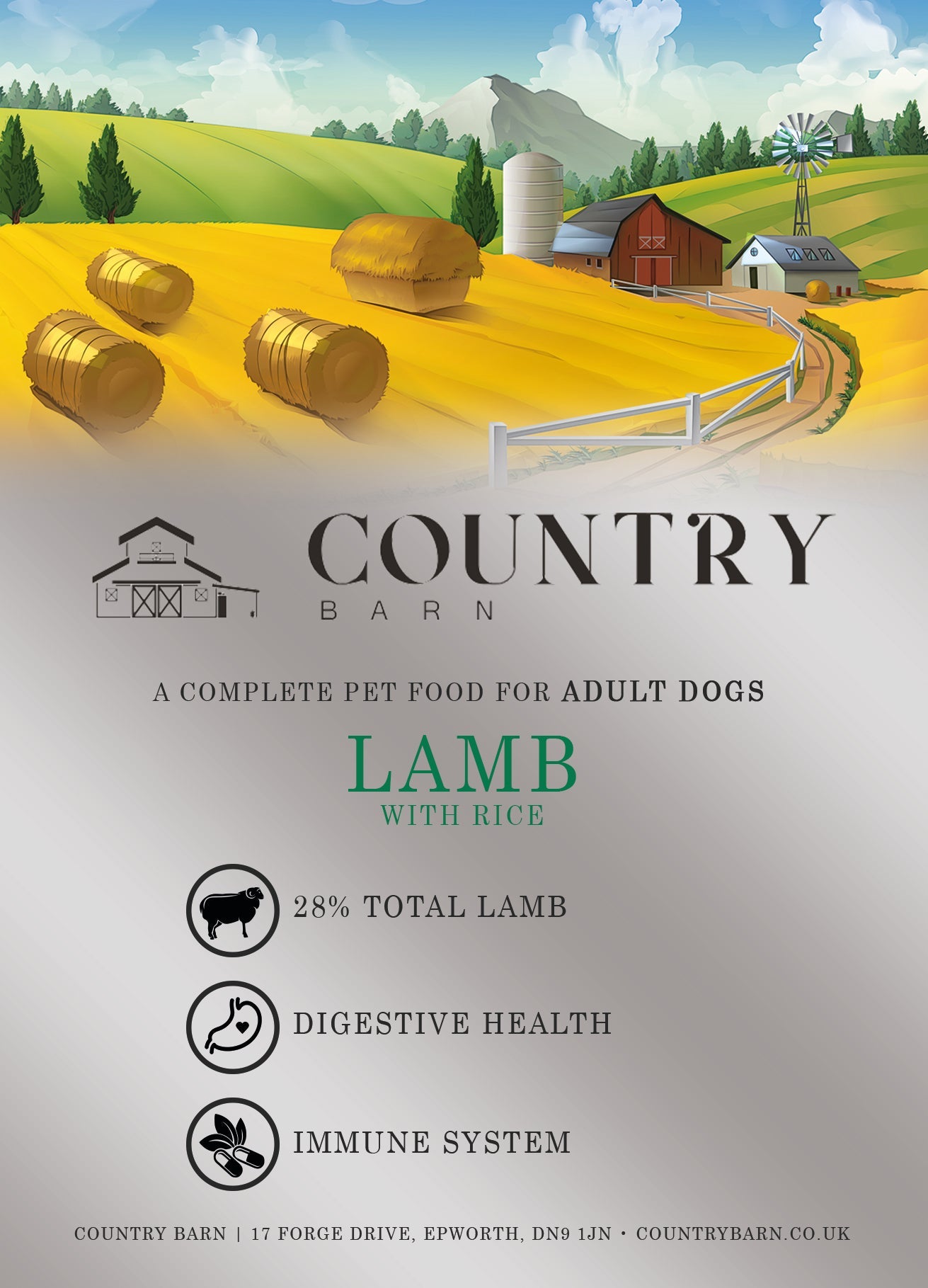 Lamb & Rice - Premium-Dry Dog Food