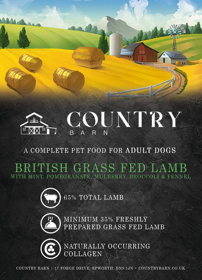 British Grass Fed Lamb-Dry Dog Food