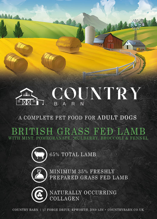 British Grass Fed Lamb-Dry Dog Food