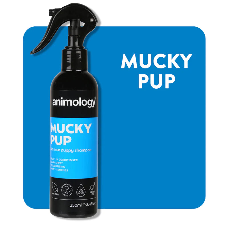 Spray Mucky Pup No Rinse Shampoo 250ml by Animology