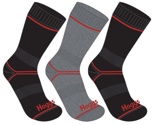 Comfort Cotton Work Socks (3 Pack)