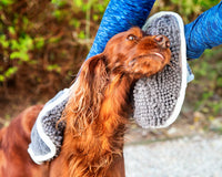 Henry Wag Microfibre Noodle Glove Towel | Dog Drying & Grooming Mitt