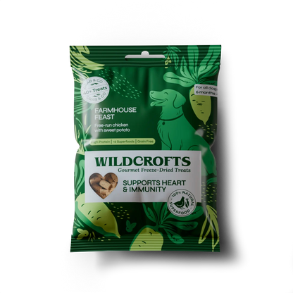 Wildcrofts Farmhouse Feast | Freeze-Dried Chicken with Sweet Potato | Supports Heart & Immunity