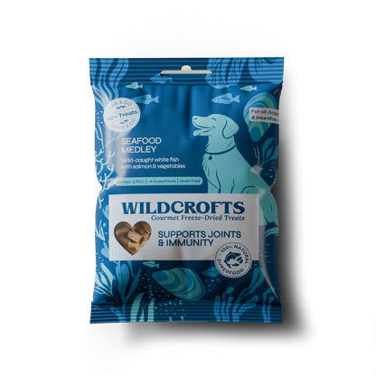 Wildcrofts Seafood Medley | Freeze-Dried White Fish, Salmon & Vegetables | Supports Joints & Immunity