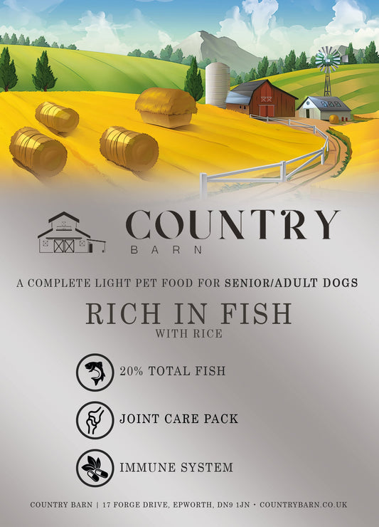 White Fish & Rice - Premium-Dry Dog Food