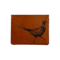 Pheasant Leather Card Wallet
