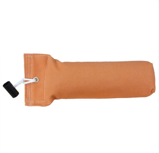 Bisley 1lb Dog Dummy | Canvas Training Dummy | Floats | Green & Orange