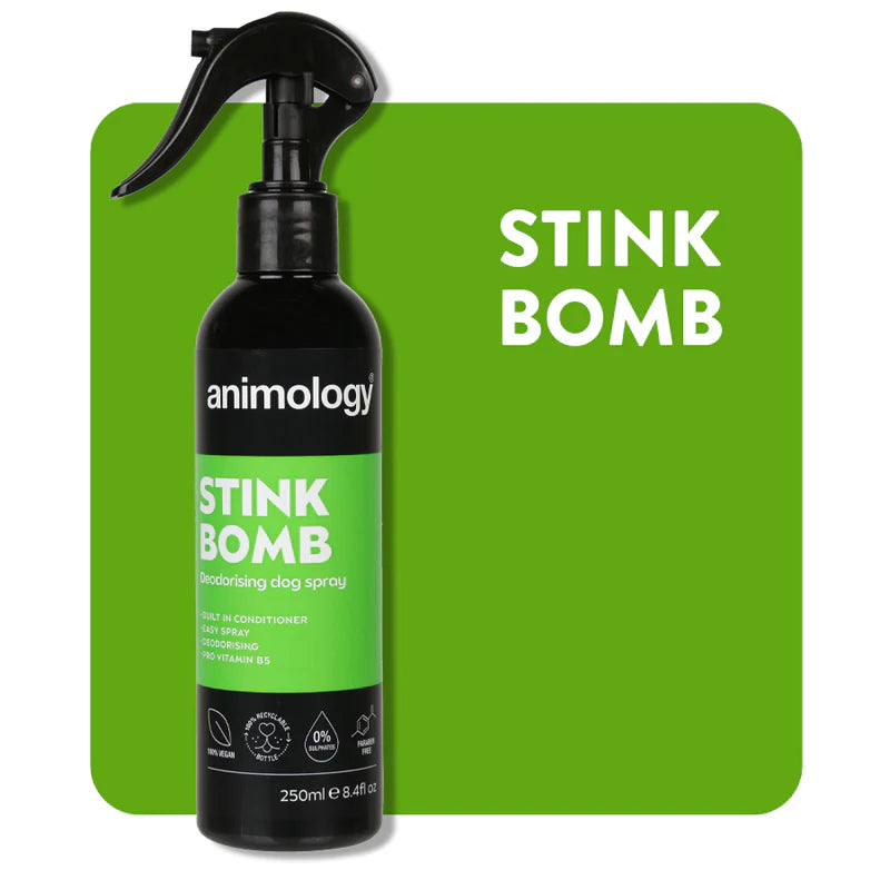 Stink Bomb Deodorising Dog Spray 250ml by Animology