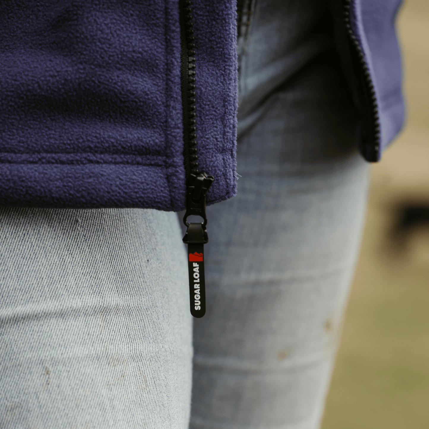 Sugar Loaf Highland Polar Fleece Gilet - Indigo Blue