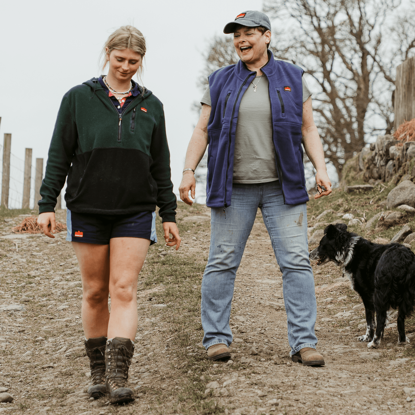 Sugar Loaf Highland Polar Fleece Gilet - Indigo Blue