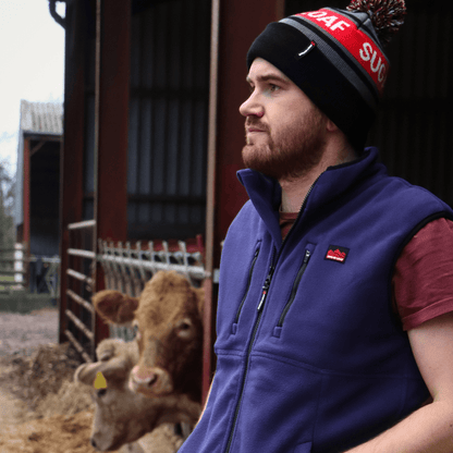 Sugar Loaf Highland Polar Fleece Gilet - Indigo Blue