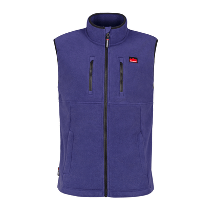 Sugar Loaf Highland Polar Fleece Gilet - Indigo Blue