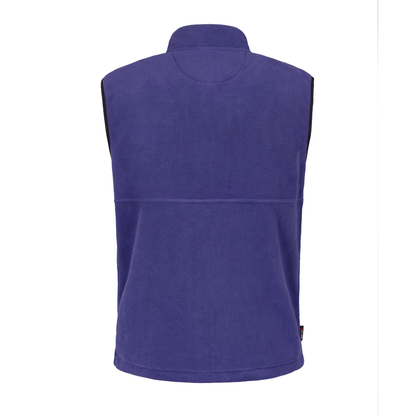 Sugar Loaf Highland Polar Fleece Gilet - Indigo Blue
