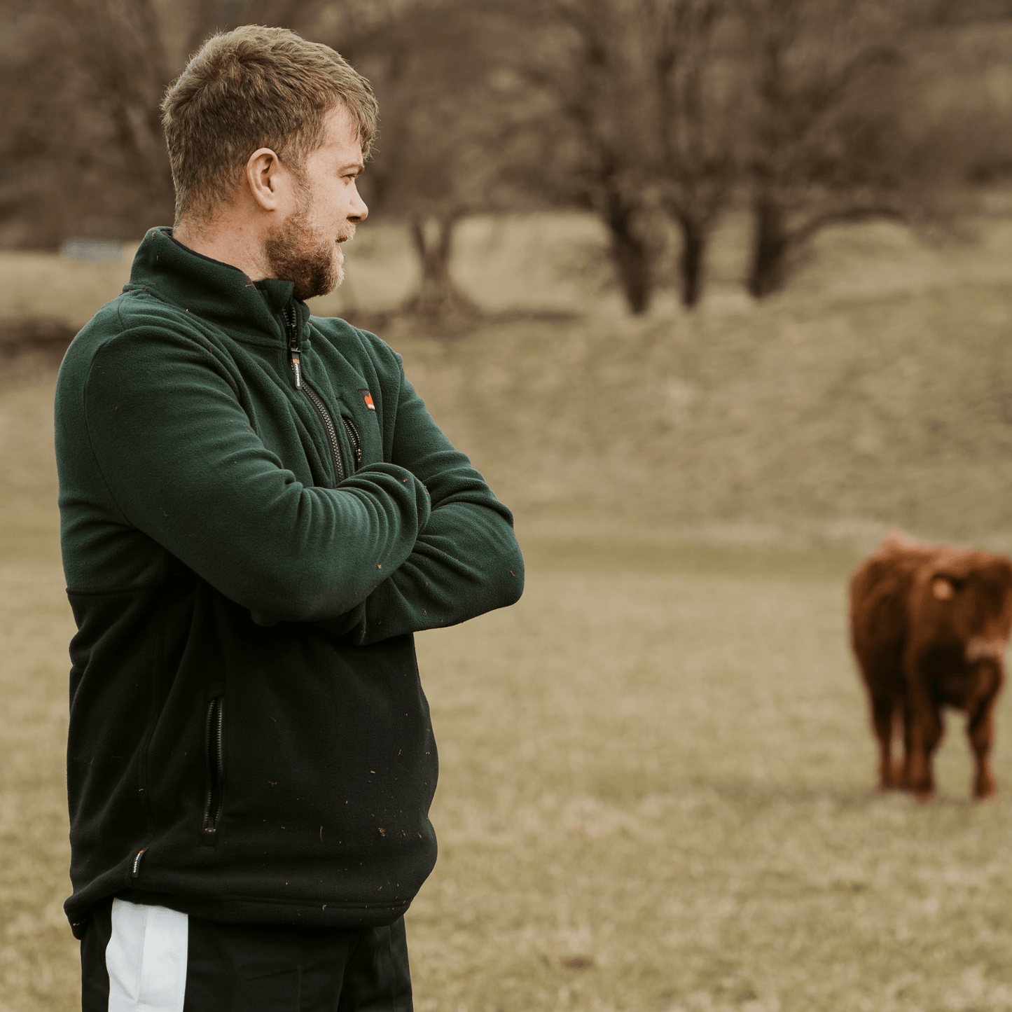 Sugar Loaf Horizon Polar Fleece Half Zip - Green