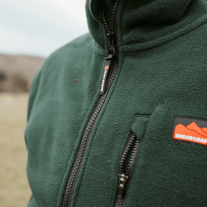 Sugar Loaf Horizon Polar Fleece Half Zip - Green