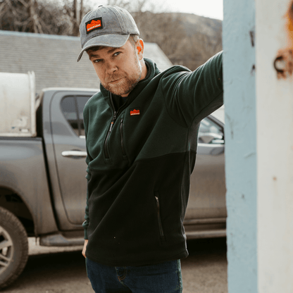 Sugar Loaf Horizon Polar Fleece Half Zip - Green