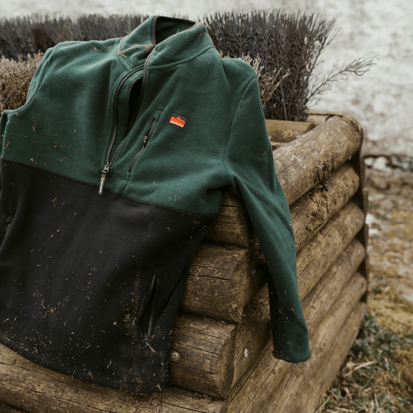 Sugar Loaf Horizon Polar Fleece Half Zip - Green