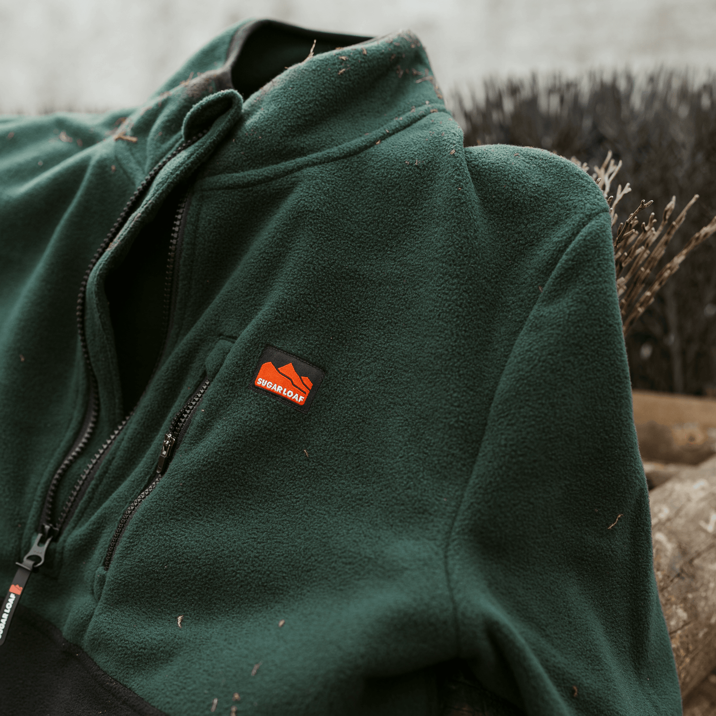Sugar Loaf Horizon Polar Fleece Half Zip - Green