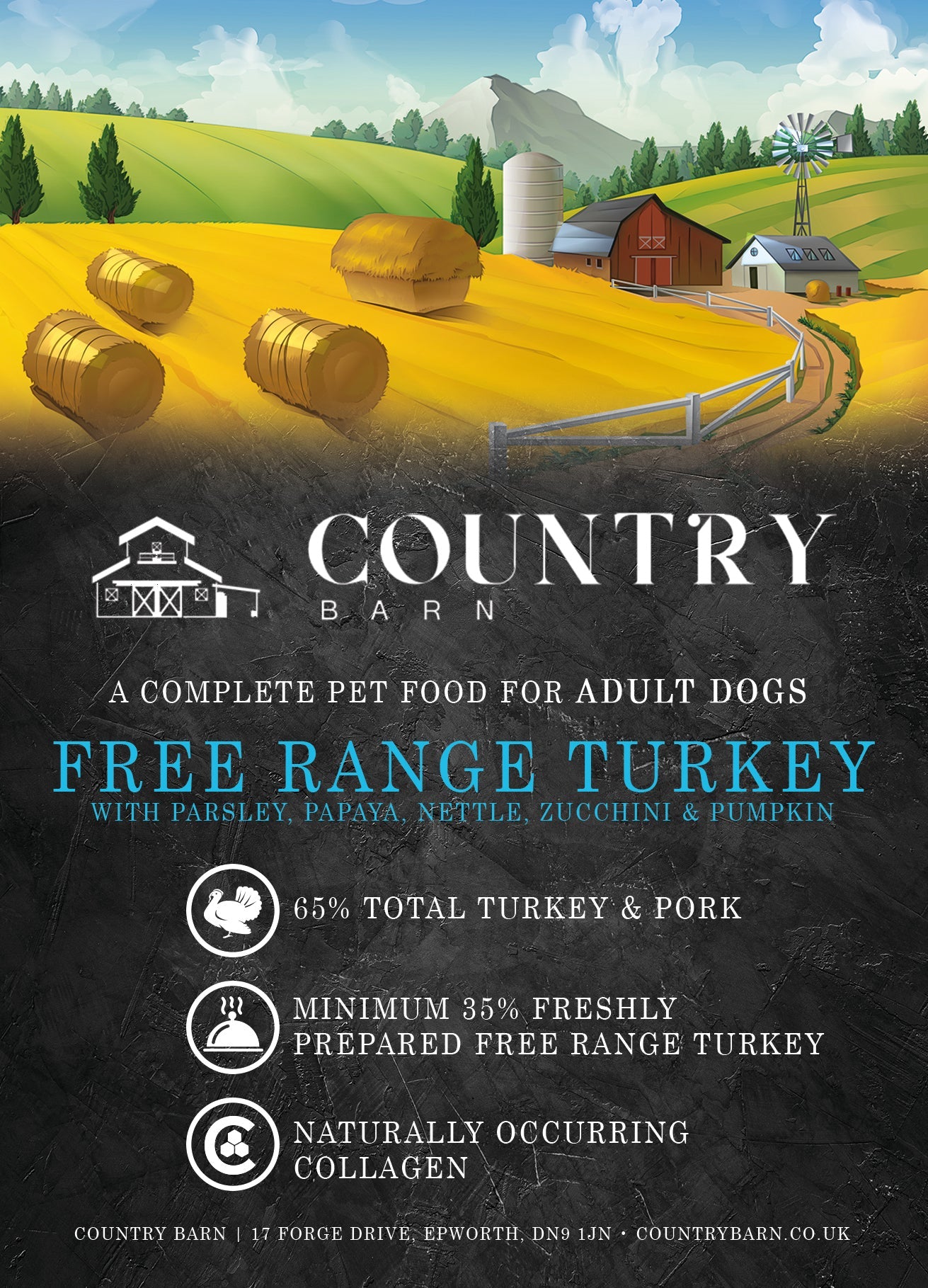 Turkey & Pork-Dry Dog Food