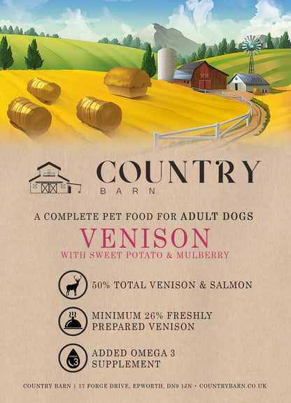 Venison & Mulberry-Dry Dog Food