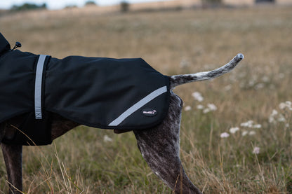 Luxe Waterproof Dog Coat 0g - Black