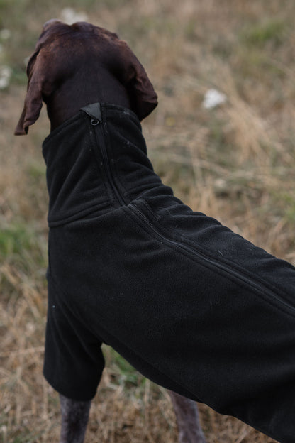 Fleece Dog Jumper - Black