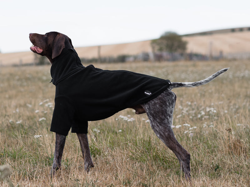 Fleece Dog Jumper - Black