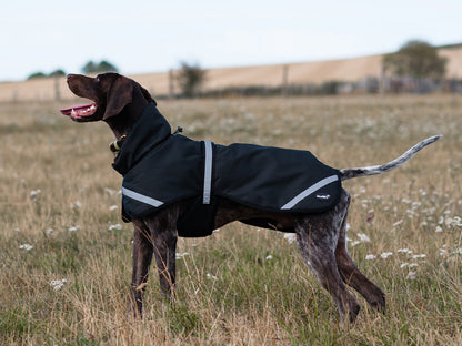 Luxe Waterproof Dog Coat 0g - Black