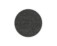 THE BALMORAL | LUXURY GREY HERRINGBONE & FAUX FUR REVERSIBLE DOG BLANKET