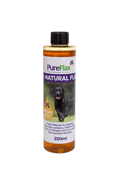 PureFlax Flaxseed Oil | Working Dog Supplement | Field to Bottle in 400 Yards