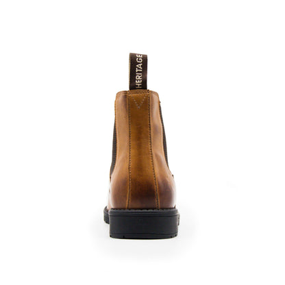 Xpert Heritage Saddler Dealer Boot | Waxy Leather | Rustic Brown & Tan | Sizes 7-12