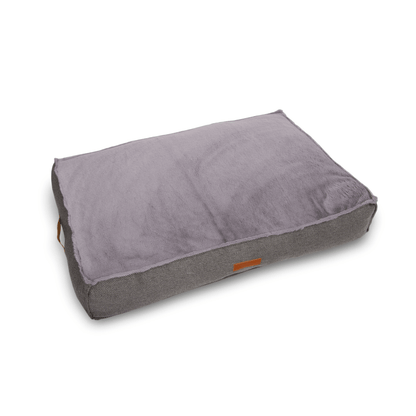 THE BALMORAL | LUXURY HERRINGBONE FLAT PILLOW DOG BED