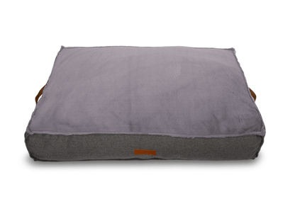 THE BALMORAL | LUXURY HERRINGBONE FLAT PILLOW DOG BED