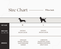 THE BALMORAL | LUXURY HERRINGBONE FLAT PILLOW DOG BED