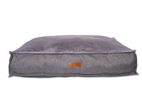 THE BALMORAL | LUXURY HERRINGBONE FLAT PILLOW DOG BED