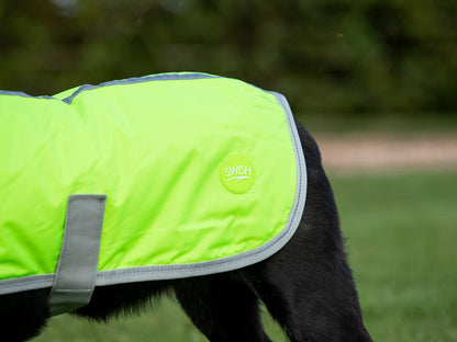 Classic 240g Waterproof Dog Coat - High Viz Yellow