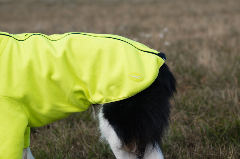 Fleece Dog Jumper - High Viz Yellow