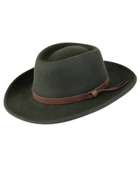 Clearance-Hoggs of Fife Perth Crushable Felt Hat