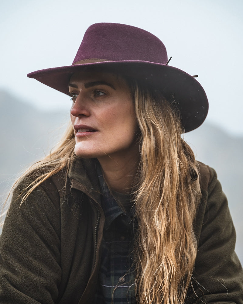Clearance-Hoggs of Fife Perth Crushable Felt Hat