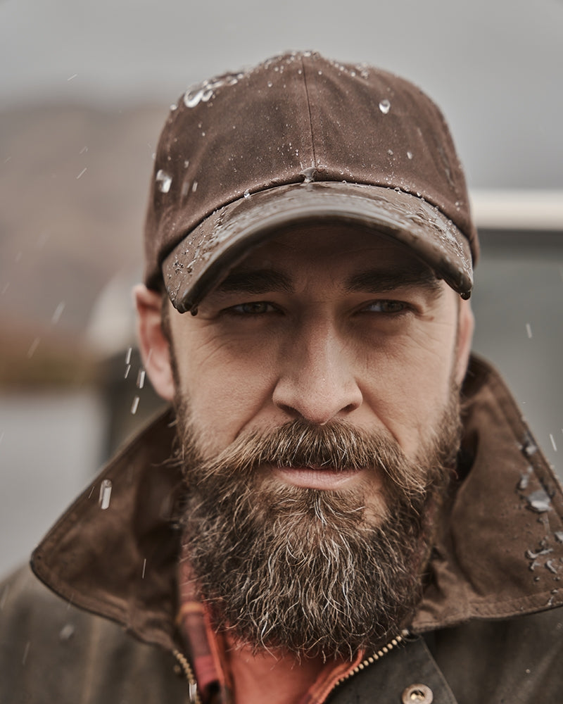 Hoggs of Fife Waxed Baseball Cap.