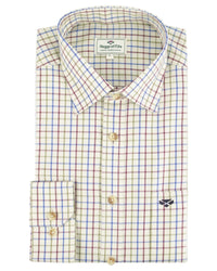 Clearance-Hoggs of Fife Inverness Cotton Tattersall Shirt