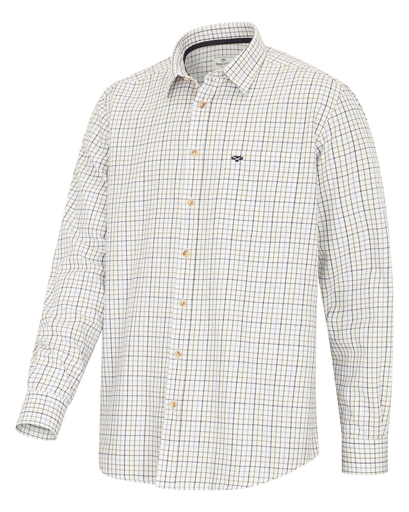 Clearance-Hoggs of Fife Inverness Cotton Tattersall Shirt