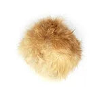 Sporting Saint Rabbit Ball Ginger variant — real rabbit fur training ball