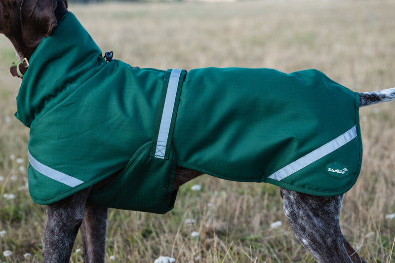 Luxe Waterproof Dog Coat 0g - Hunter Green