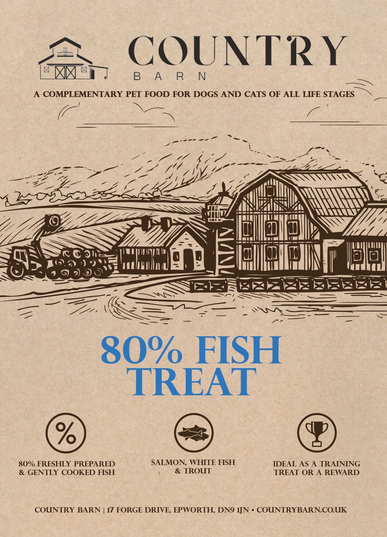 Salmon, Trout & White Fish-Dog Treat