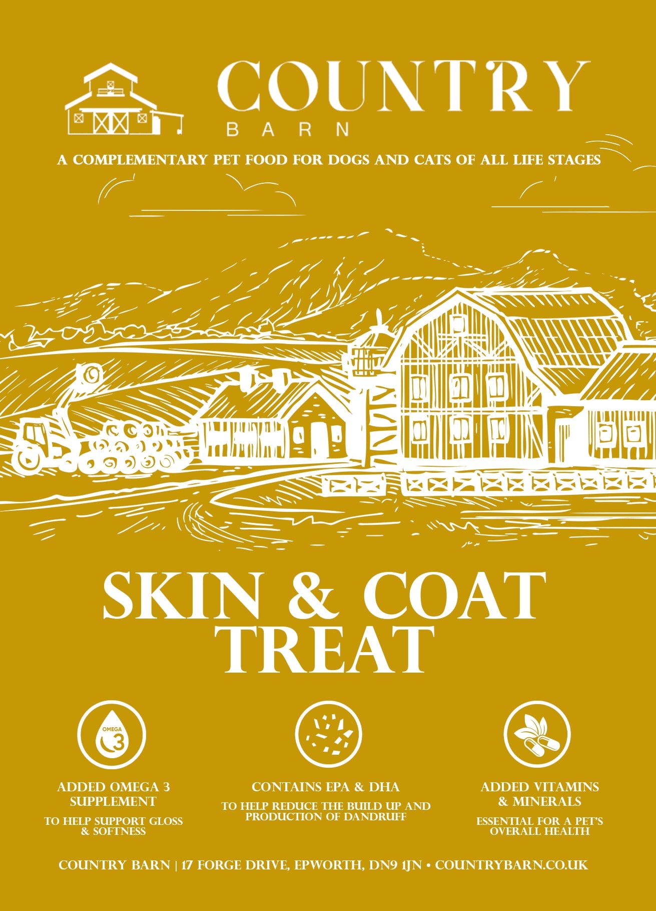 Skin & Coat Boost Chicken-Dog Treats