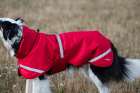 Luxe Waterproof Dog Coat 0g - Red