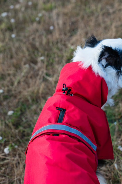 Luxe Waterproof Dog Coat 250g - Red