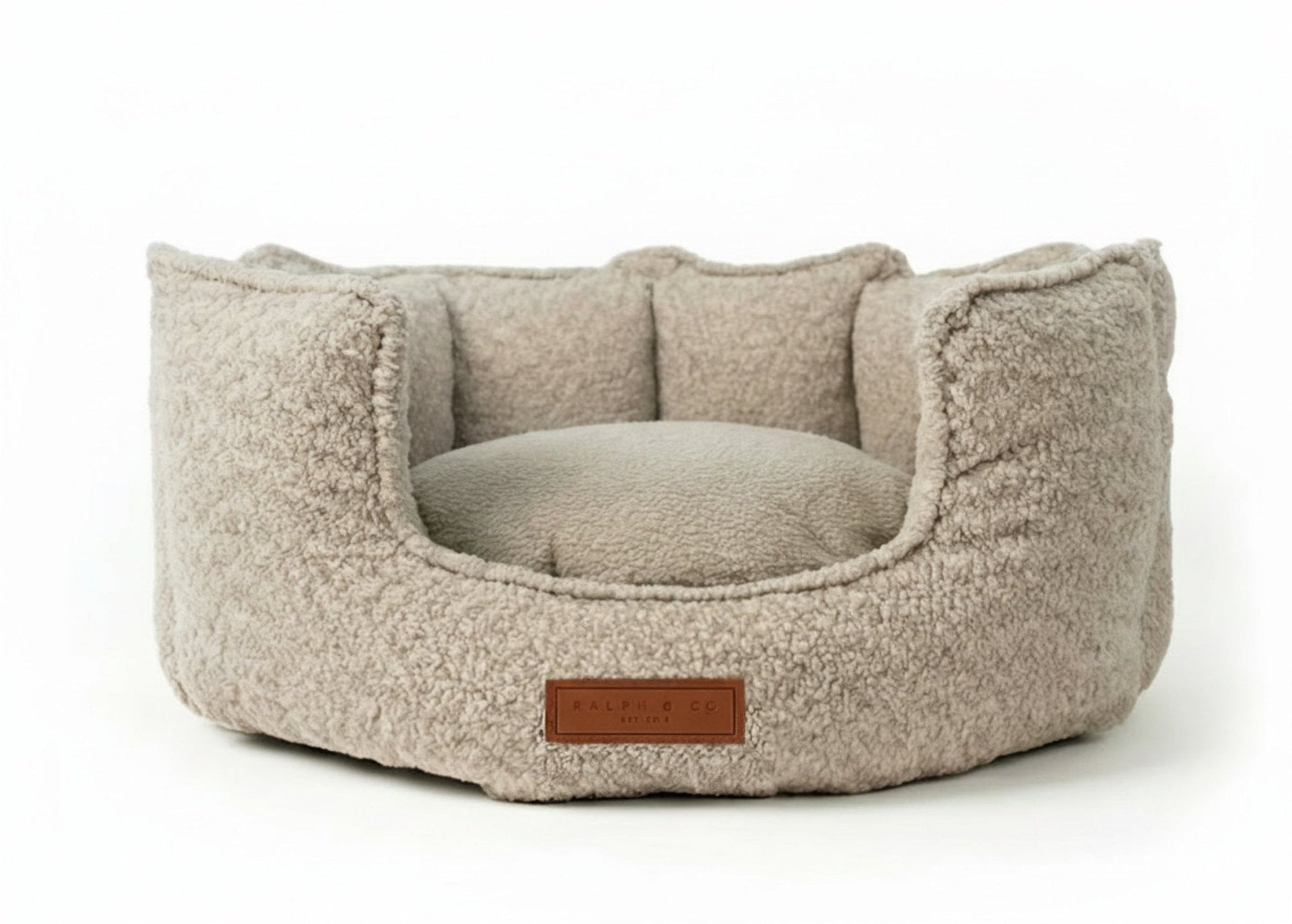 THE COTSWOLD | LUXURY HIGH WALL BOUCLE DOG BED