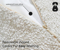 THE COTSWOLD | LUXURY HIGH WALL BOUCLE DOG BED